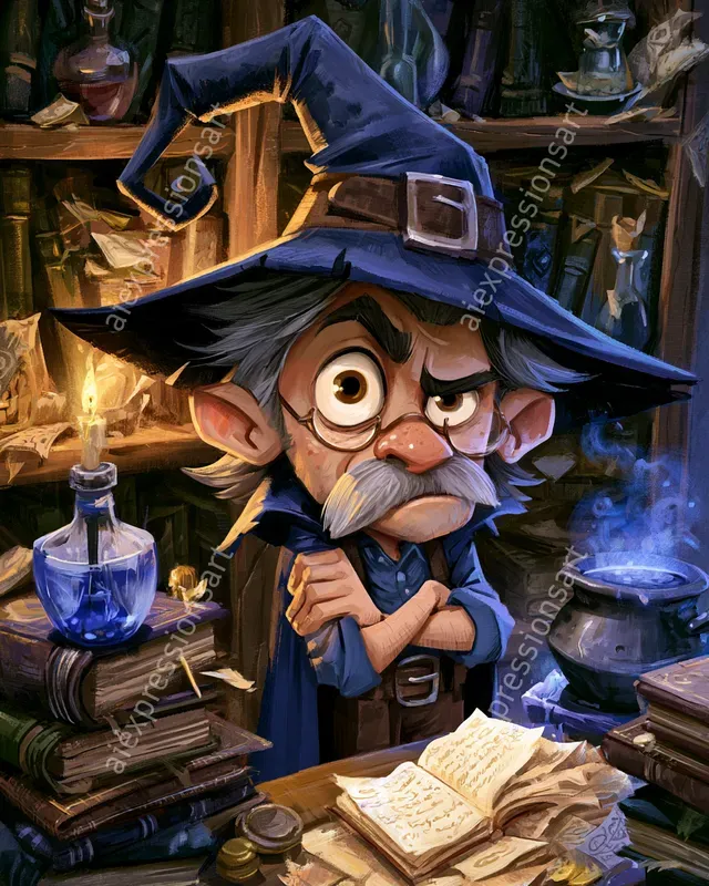 Expressive Childrens Book Caricatures