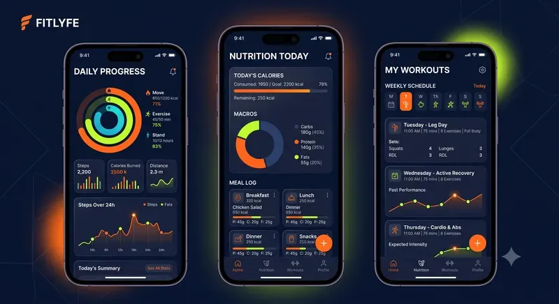 Mobile App UI UX Design Layouts