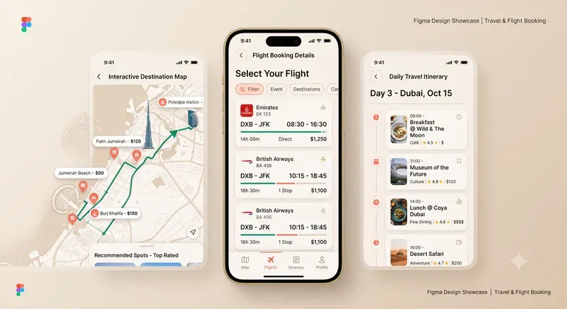 Mobile App UI UX Design Layouts