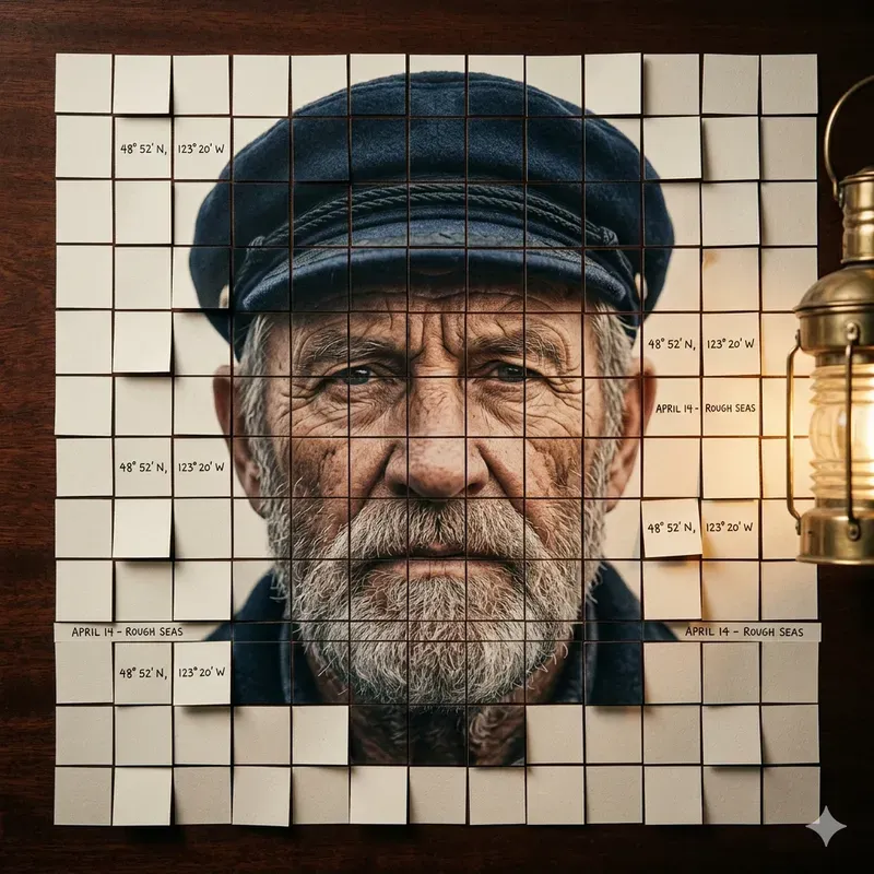 Fragmented Mosaic Cinematic Portraits