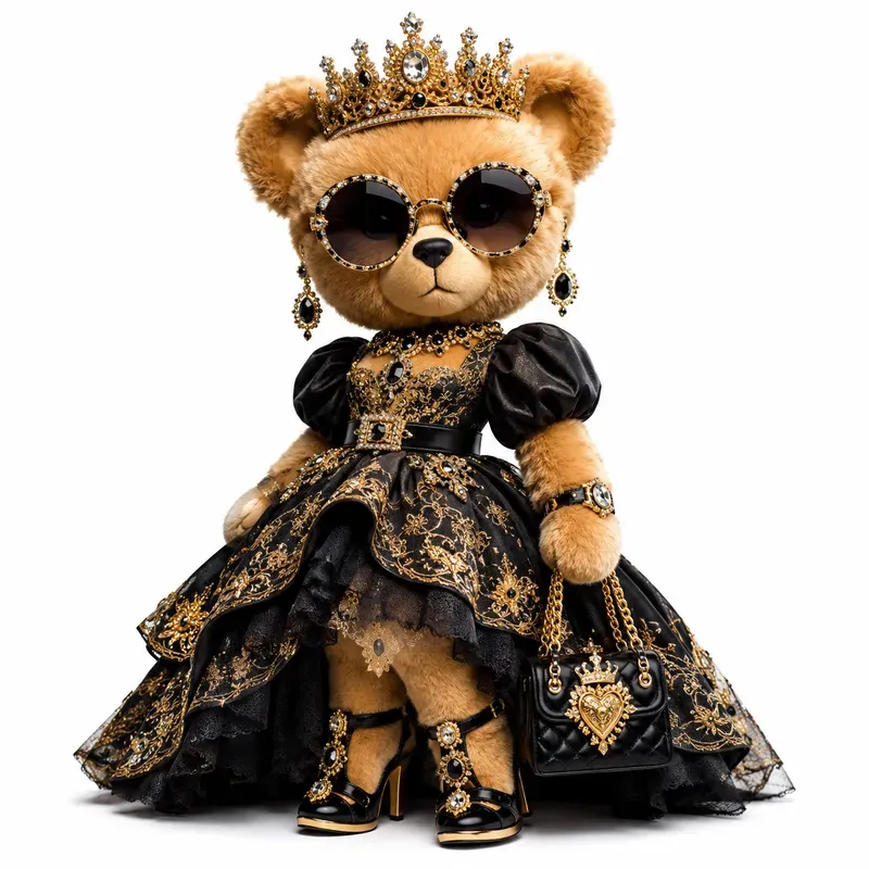 Luxury Fashion Teddy Icons