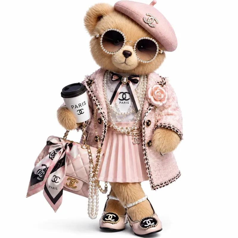 Luxury Fashion Teddy Icons