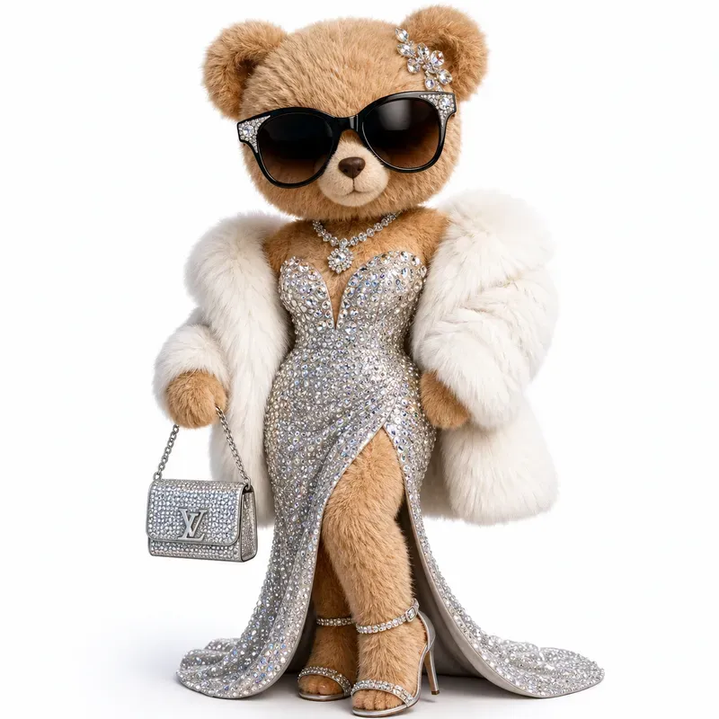 Luxury Fashion Teddy Icons