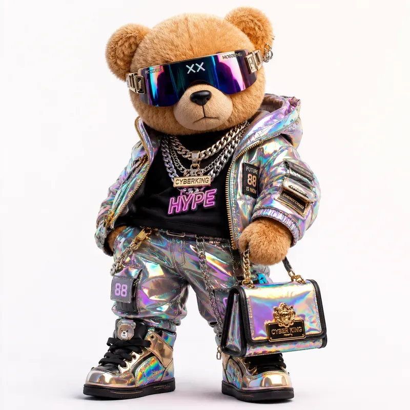 Luxury Fashion Teddy Icons