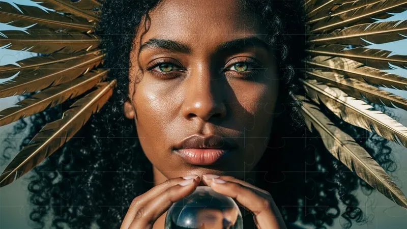 Fantasy Natural Headpiece Portraits