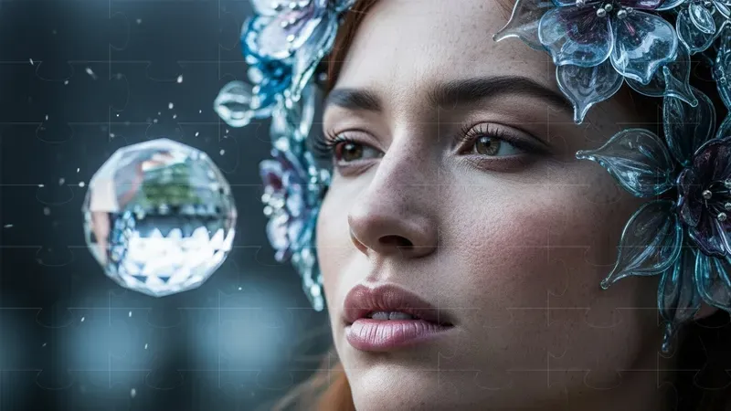 Fantasy Natural Headpiece Portraits