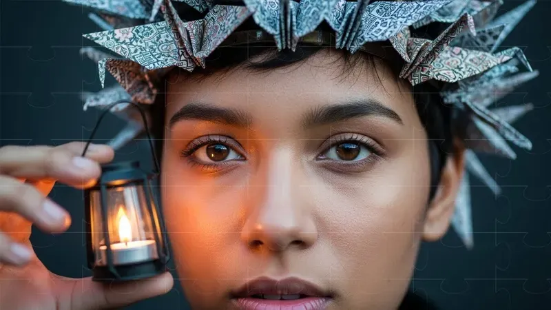 Fantasy Natural Headpiece Portraits