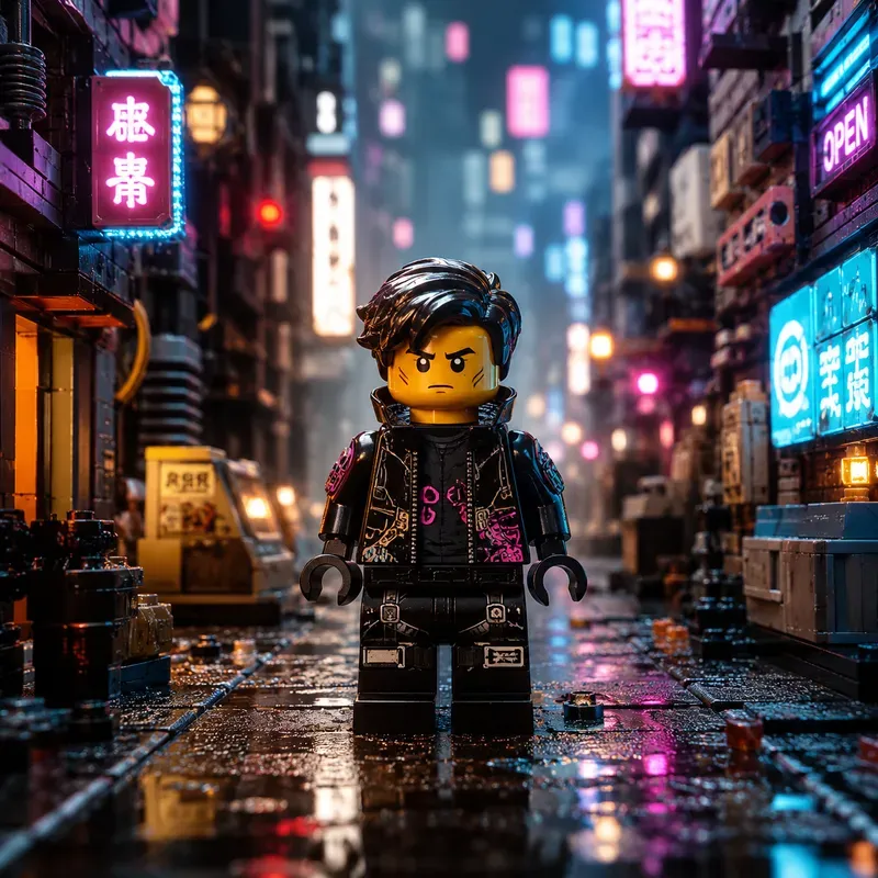 Premium LEGO Minifigure Advertising Art