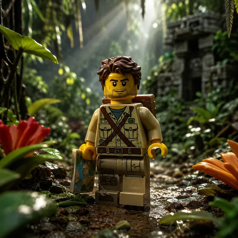 Premium LEGO Minifigure Advertising Art