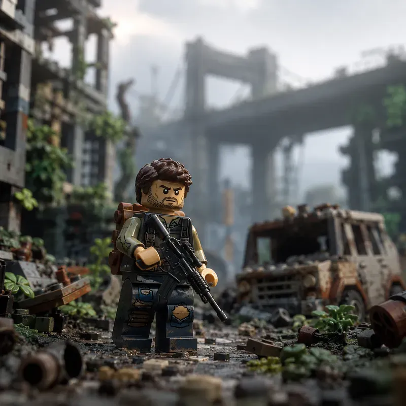 Premium LEGO Minifigure Advertising Art