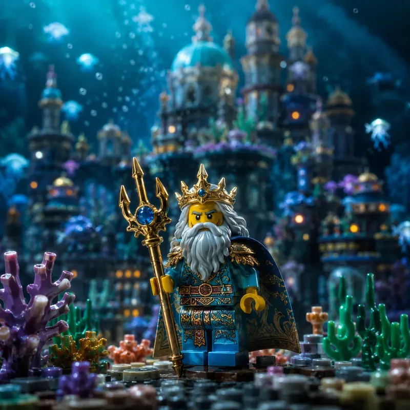 Premium LEGO Minifigure Advertising Art