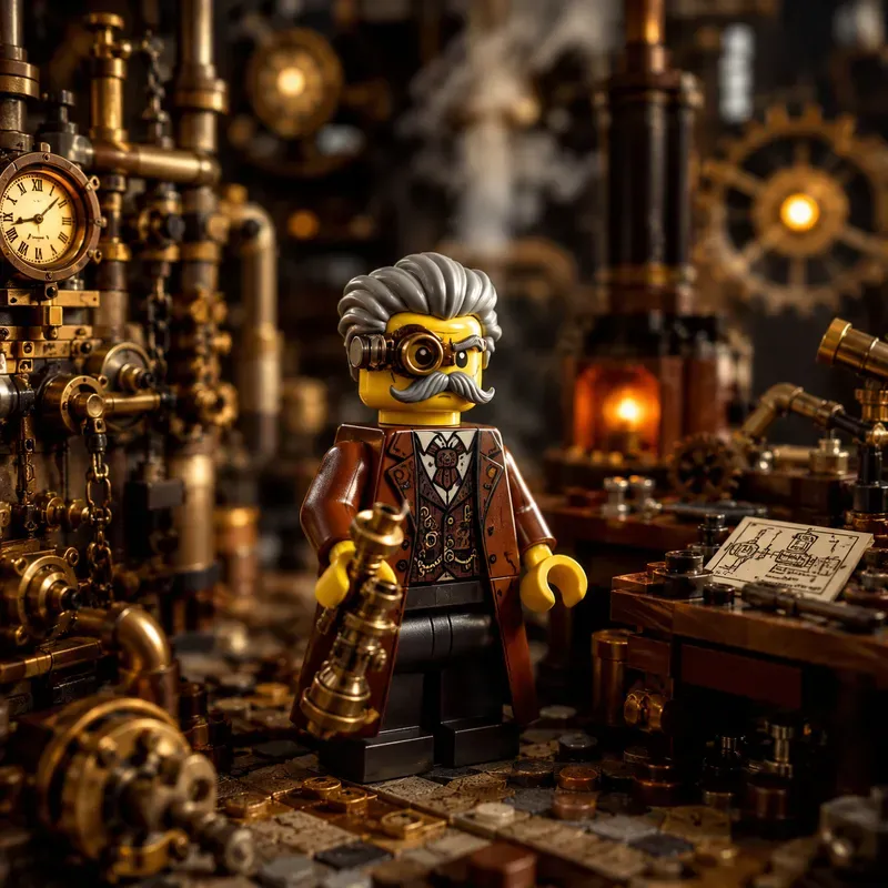 Premium LEGO Minifigure Advertising Art