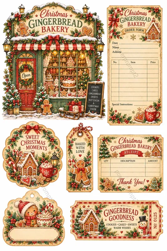 Vintage Theme Ephemera Kits