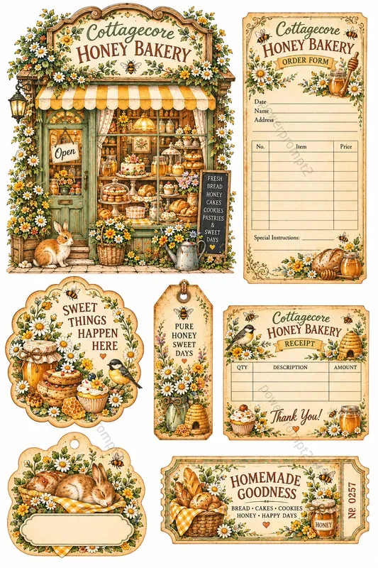 Vintage Theme Ephemera Kits