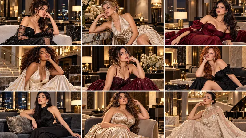 9model Fashion Editorial Grids