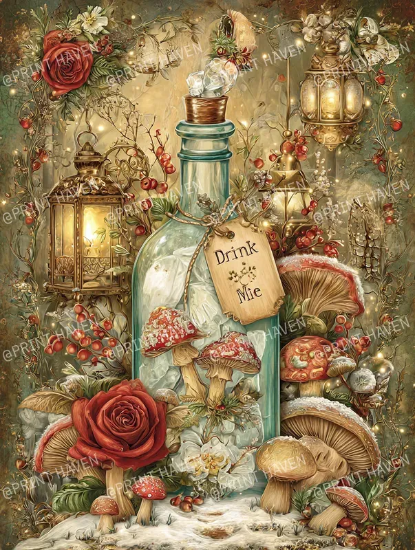 Christmas Alice Wonderland Journal Kits