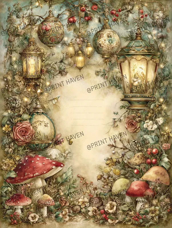 Christmas Alice Wonderland Journal Kits