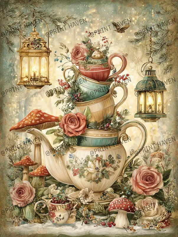 Christmas Alice Wonderland Journal Kits