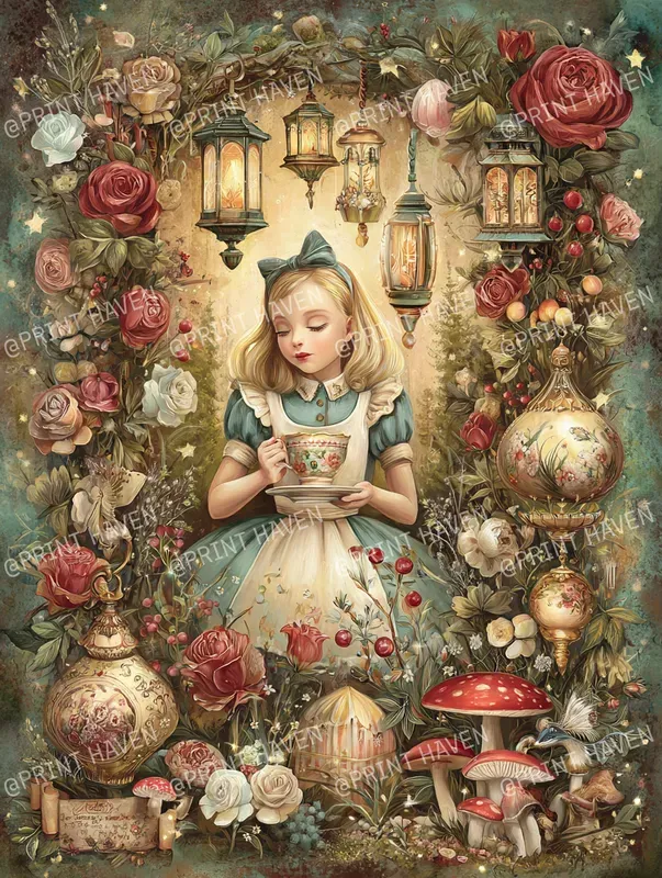 Christmas Alice Wonderland Journal Kits