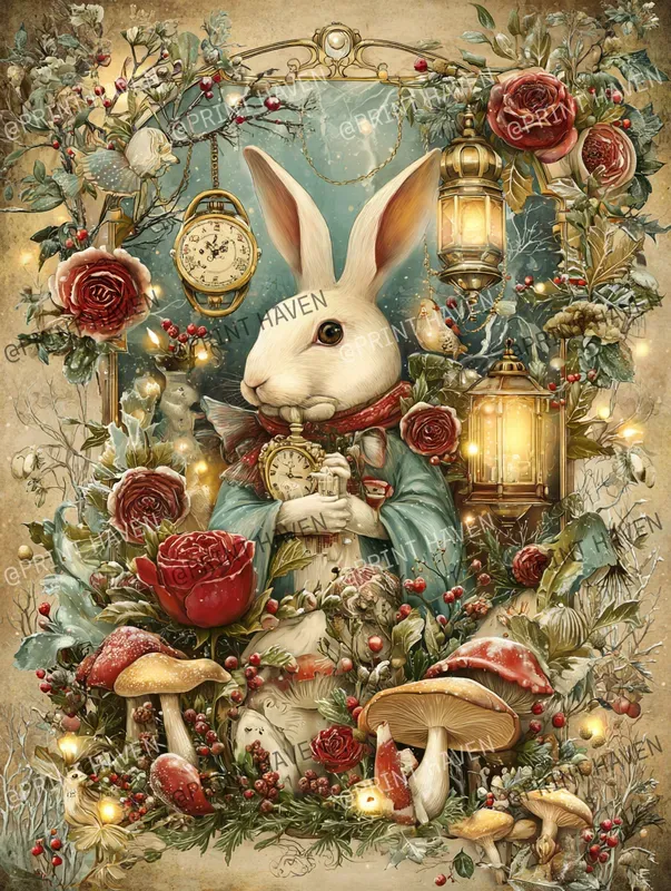 Christmas Alice Wonderland Journal Kits