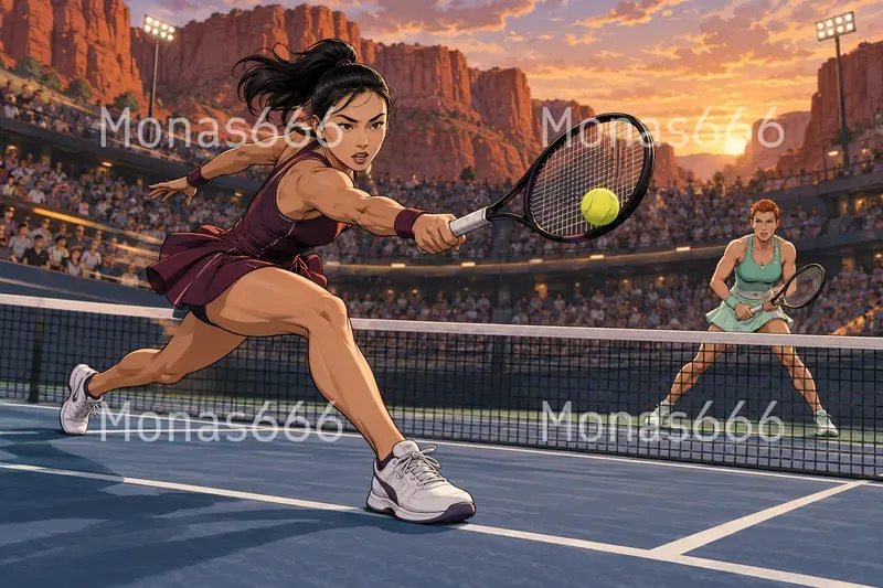 Sports Rivalry Character Art