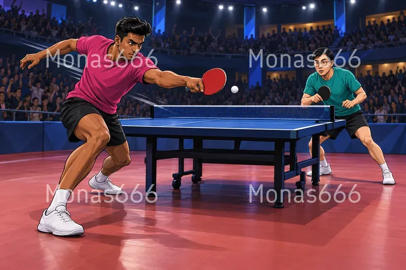 Sports Rivalry Character Art
