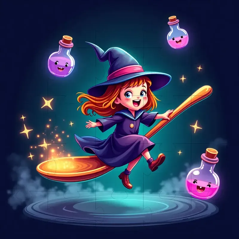 Spooky Cartoon Character Scenes