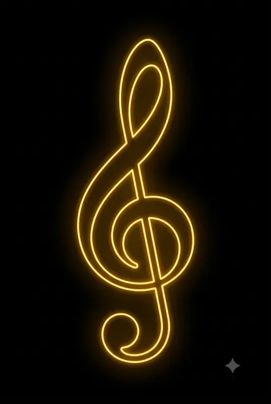 Neon Continuous Line Art
