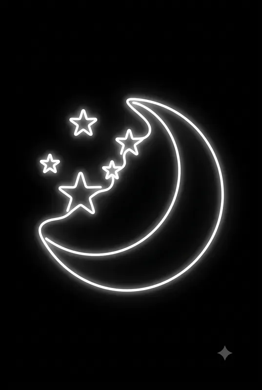 Neon Continuous Line Art