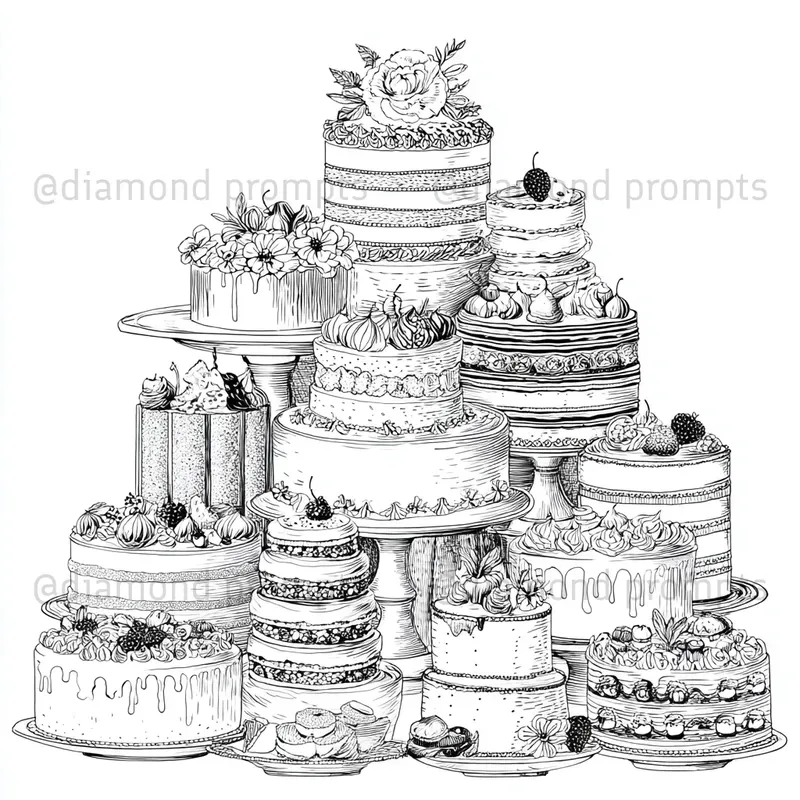 Adult Food Coloring Pages