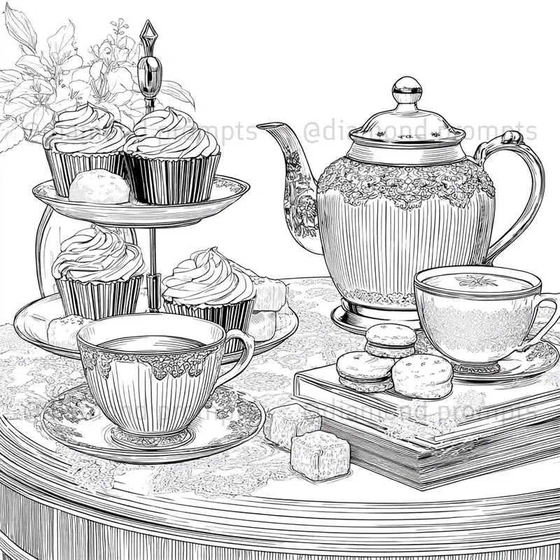 Adult Food Coloring Pages