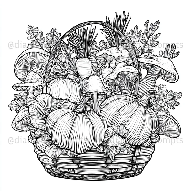 Adult Food Coloring Pages