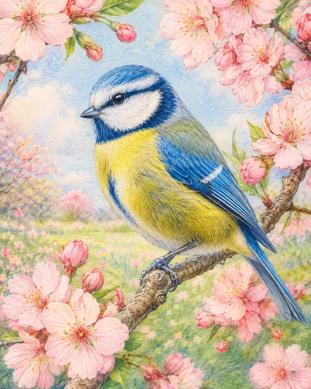 Bespoke Colored Pencil Card Graphics