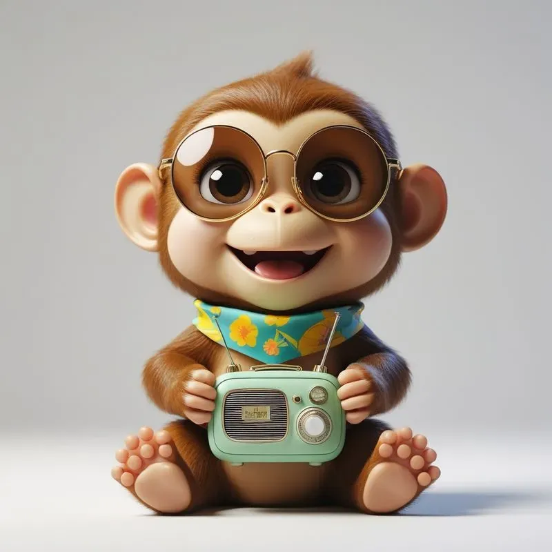3D Cute Animals Little Travelers
