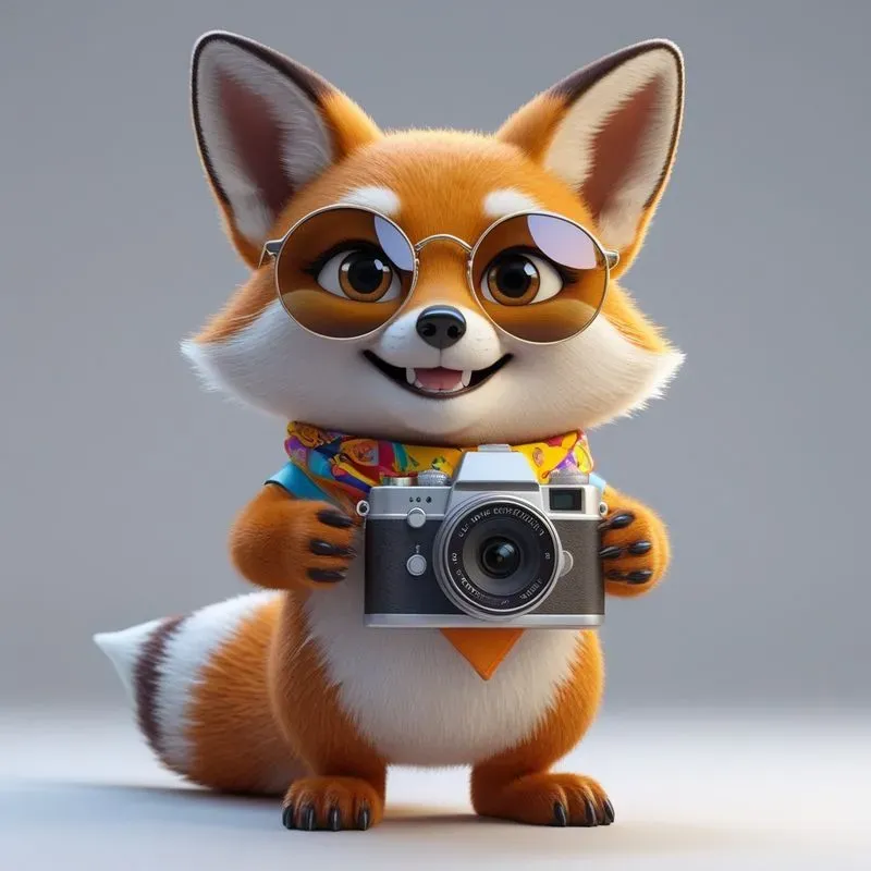 3D Cute Animals Little Travelers