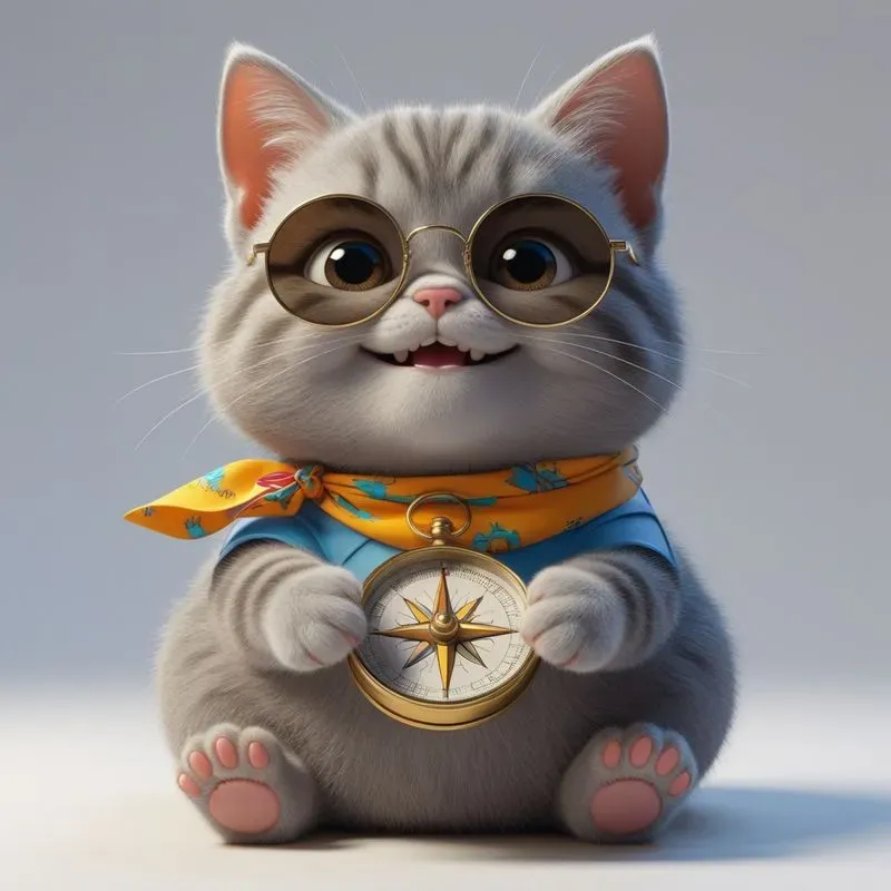 3D Cute Animals Little Travelers