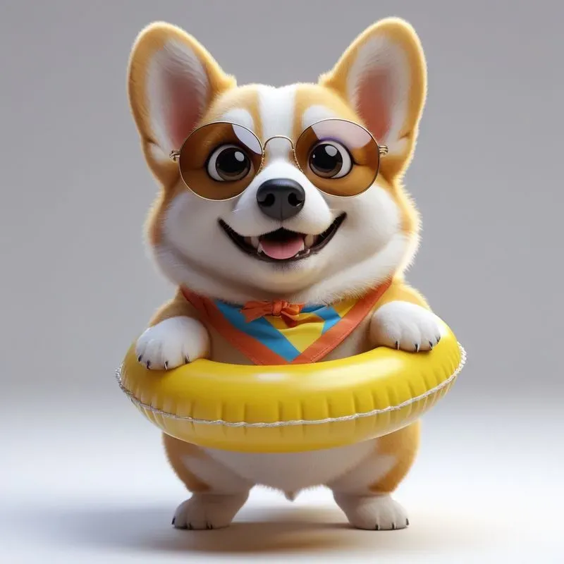 3D Cute Animals Little Travelers