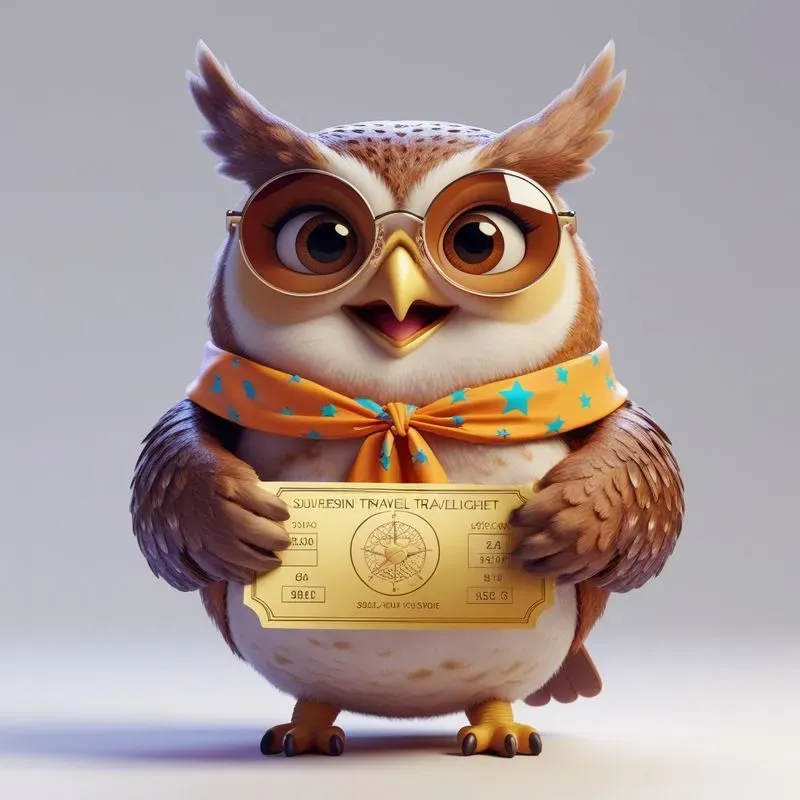 3D Cute Animals Little Travelers