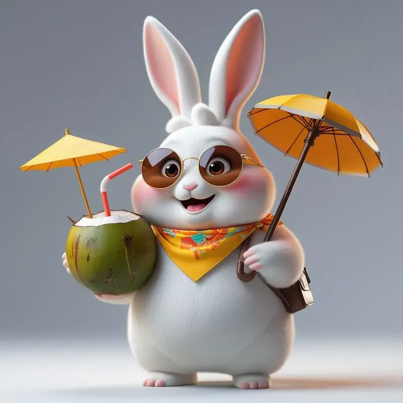 3D Cute Animals Little Travelers