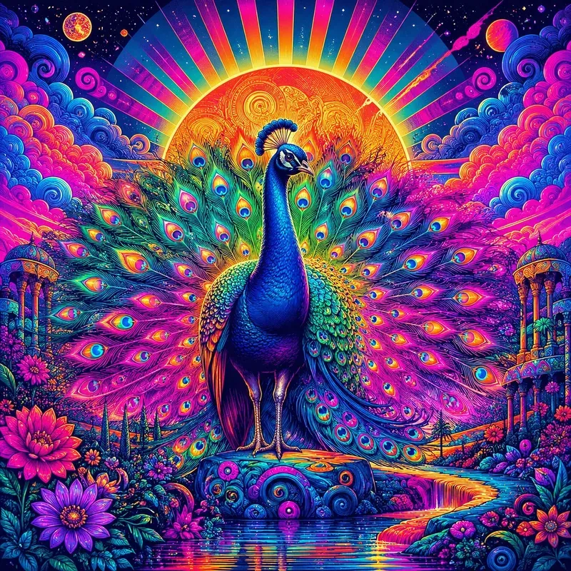 Psychedelic Pop Character Art