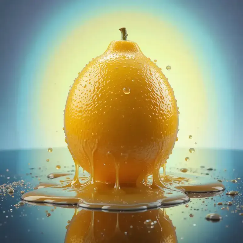 Translucent Mangoes With Glossy Reflections