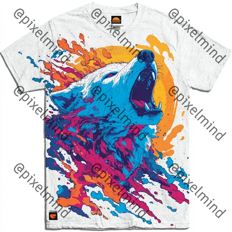 Acid Wash Psychedelic Tshirt Art Packs