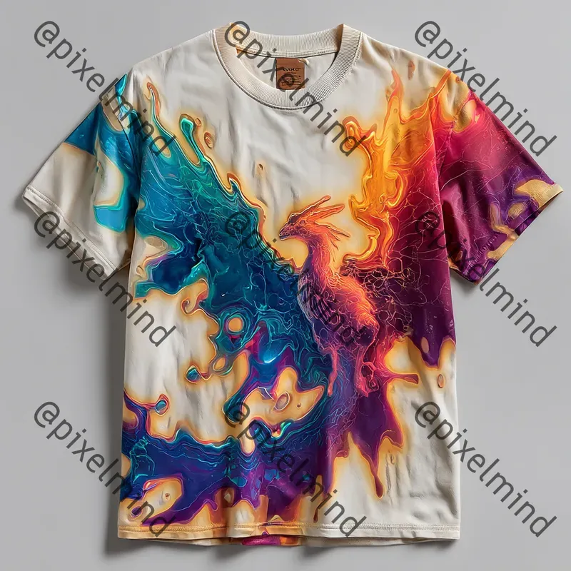 Acid Wash Psychedelic Tshirt Art Packs