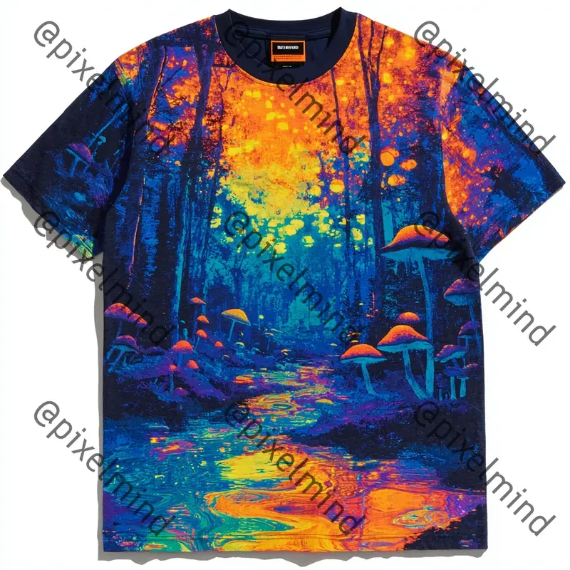Acid Wash Psychedelic Tshirt Art Packs