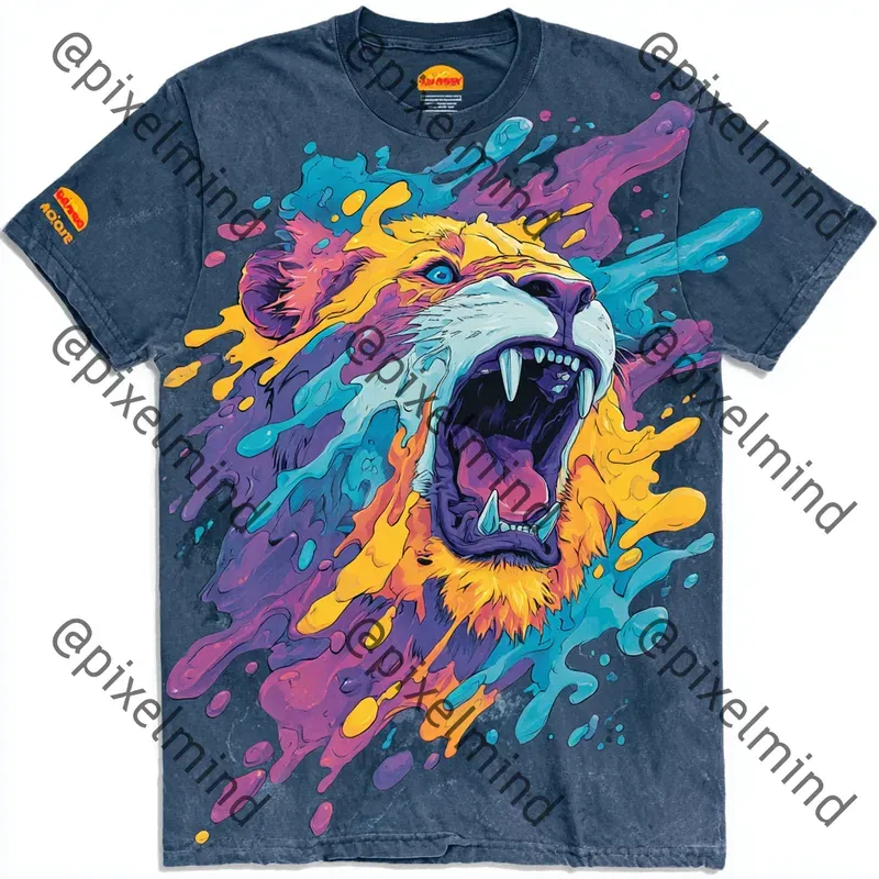 Acid Wash Psychedelic Tshirt Art Packs