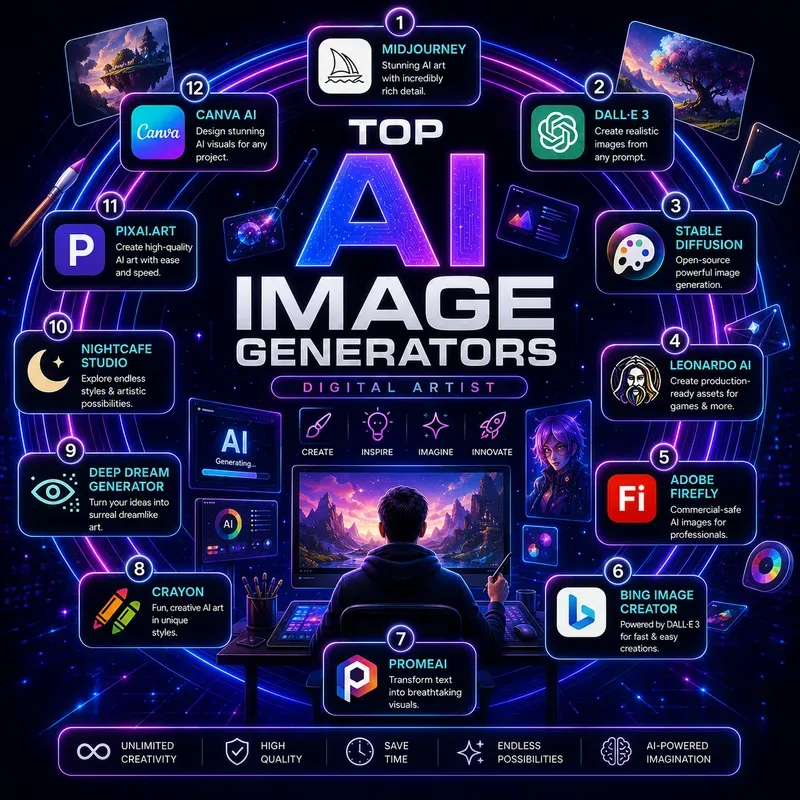 Futuristic Infographic Posters