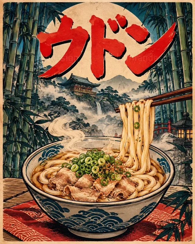 Ukiyoe Japanese Food Art Posters