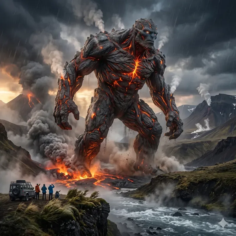 Colossal Creature Scene Generator