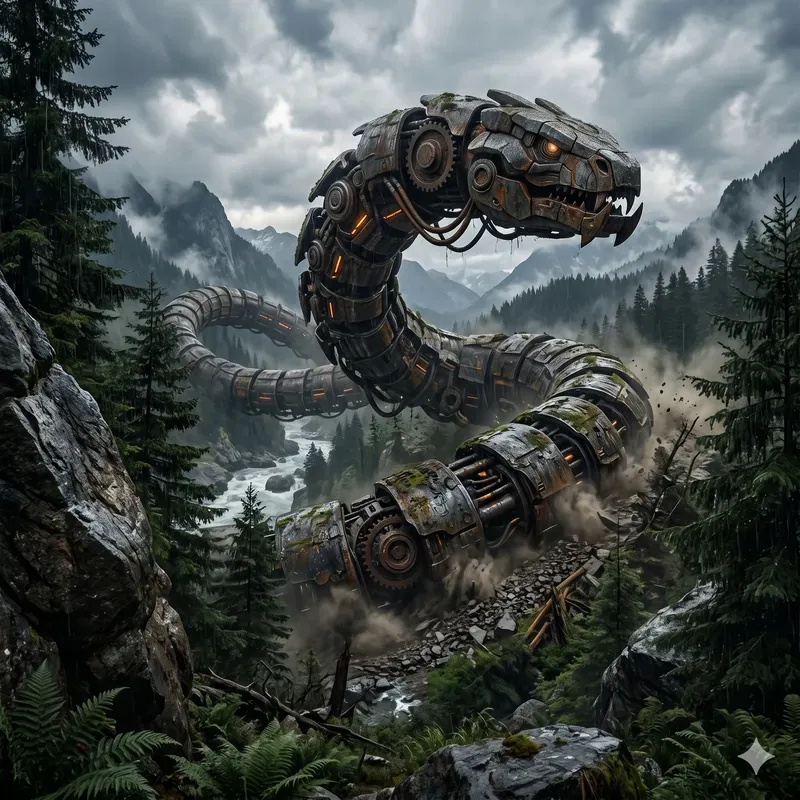 Colossal Creature Scene Generator