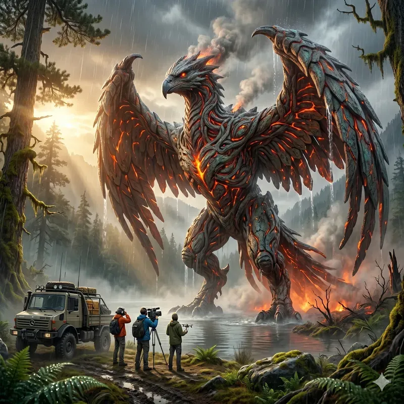 Colossal Creature Scene Generator